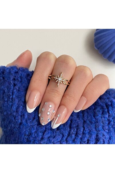 Okkostore Kuzey Yıldızlı Ayarlanabilir Yüzük