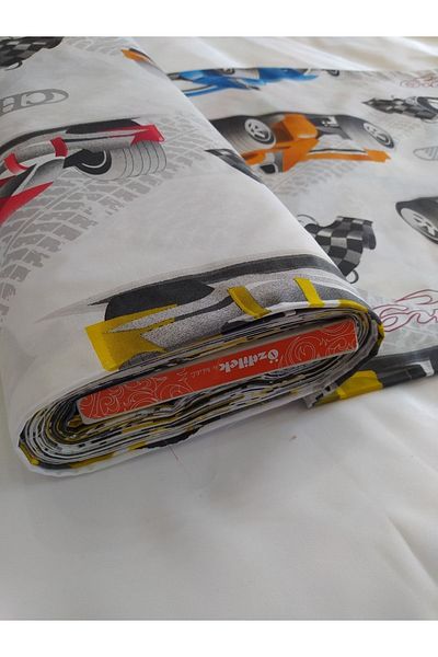 Özdilek Car Patterned Duvet Cover Fabric