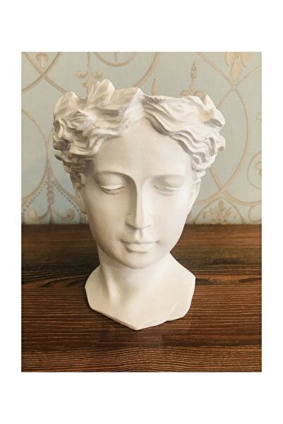 Genel Markalar Helen Heykel Büst Saksı Büyük Beton Saksı