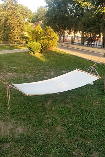 Binbirreyon Tek Kişilik Kanvas Kumaş Hamak 93x204 cm Aa011