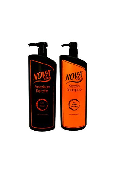 Nova Touch Brazilian American Gel Keratin - 1000ml Odorless Smokeless Blow Dry