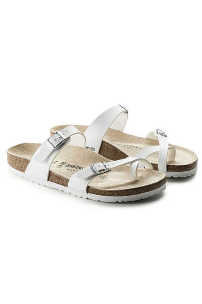 Birkenstock Mayari Genuine Leather Women's Slippers - Flip Flops