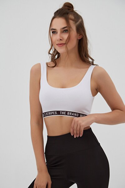 Pattaya Women's Text Striped Sports Bra P21s201-2173