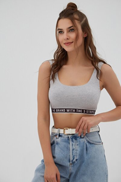 Pattaya Women's Text Striped Sports Bra P21s201-2173