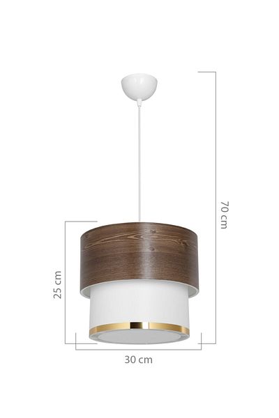 MANO Tree Patterned Mounted Single Pendant
