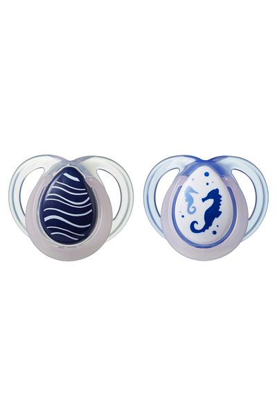 tommee tippee 2X Night Pacifier 0-6 Months Lilac