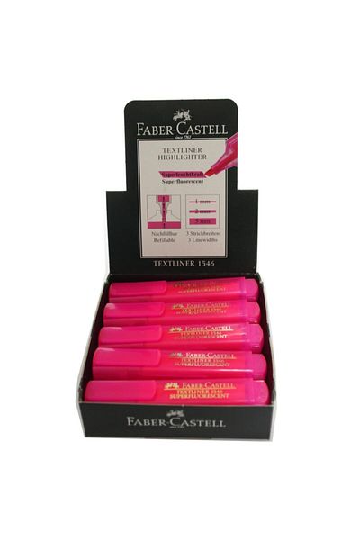 Faber Castell Faber Highlighter Pink 10 Pieces (5030154628)