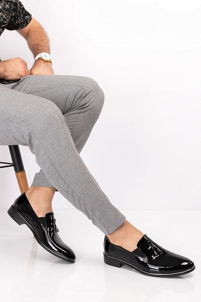 maximoda Ανδρικά Loafer λουστρίνι και ματ κλασικά παπούτσια