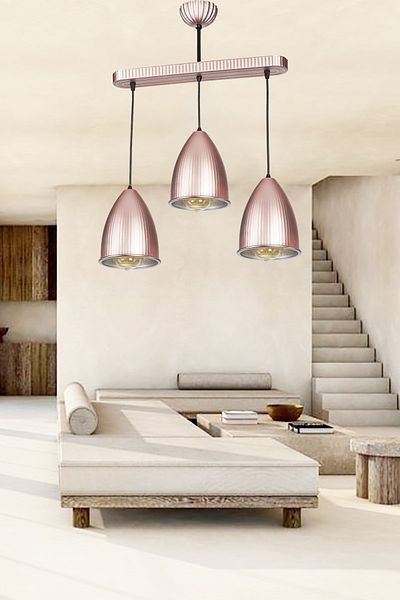 VENON Yazu 3-Piece Row Güven Chandelier Case - Black Rose