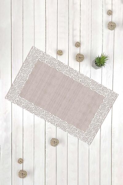 Evsebu Model clasic, alb, cafea, covoraș decorativ multifuncțional pentru ușă