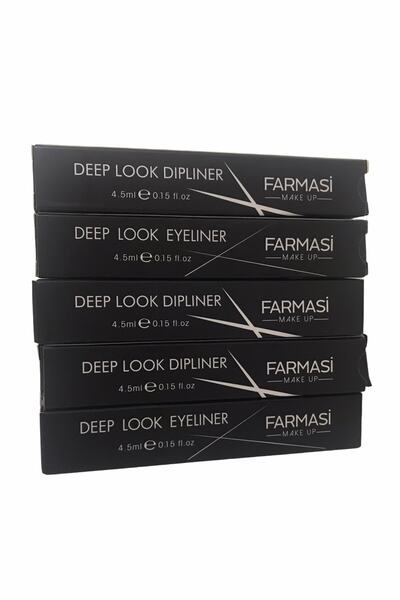 Farmasi Deep Look Eyeliner Kalın Uçlu Eyeliner 5'li Makyaj Seti