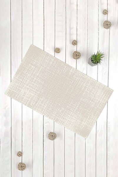 Evsebu Μοντέρνο μοντέλο κρεμ λευκό διακοσμητικό χαλάκι πολλαπλών χρήσεων για την πόρτα