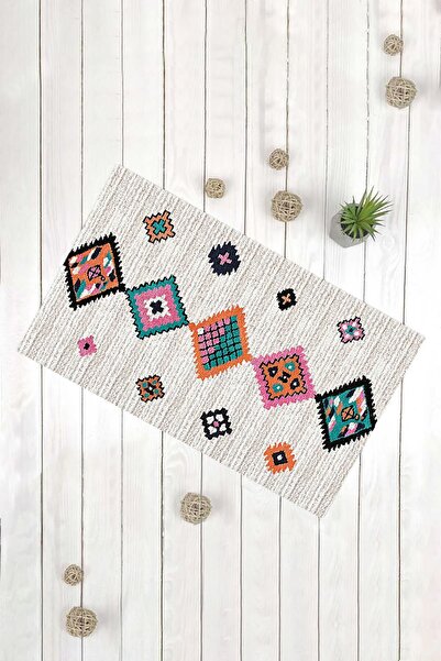 Evsebu Διακοσμητικό χαλάκι πολλαπλών χρήσεων με μοτίβο καλλιτεχνικής γραφής για την πόρτα