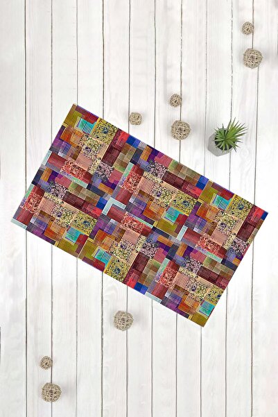 Evsebu Linii minuscule colorate Covoraș decorativ multifuncțional pentru ușă