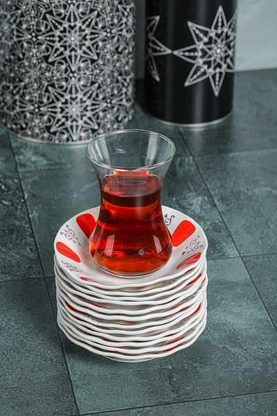 Cooker Shop 6-Piece Porcelain Classic Tea Plate