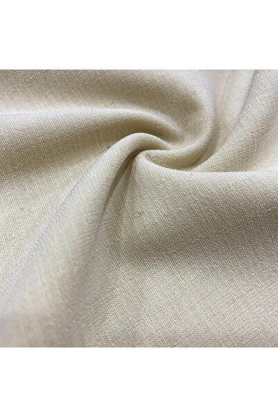 Yeşimm Kumaş Bej Aerobin Keten Kumaş