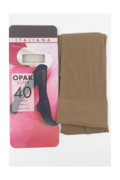İTALİANA Kadın Ince Dizaltı Çorap Opak 40 Denye (12 Adet)