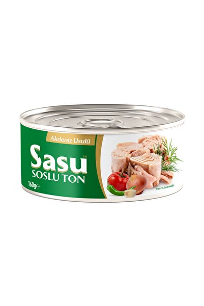 SASU SOSLUTON Akdeniz Usulü Ton Balığı 160 gr Bütün Dilim