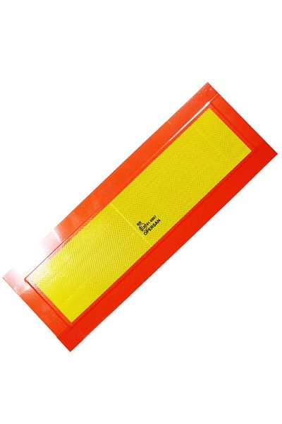 Badem10 Tüvtürk Compatible E37 Reflective Phosphorescent Truck Truck Trailer Tow Truck Back Tape 20 Cm X 56.5 Cm 1 Pair