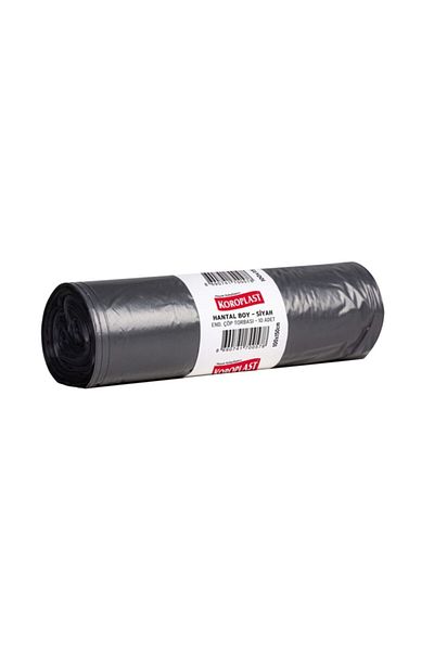 Koroplast Industrial Hantal Size Garbage Bag Black 10 Pieces 100x150cm Kolide (10 Pack)