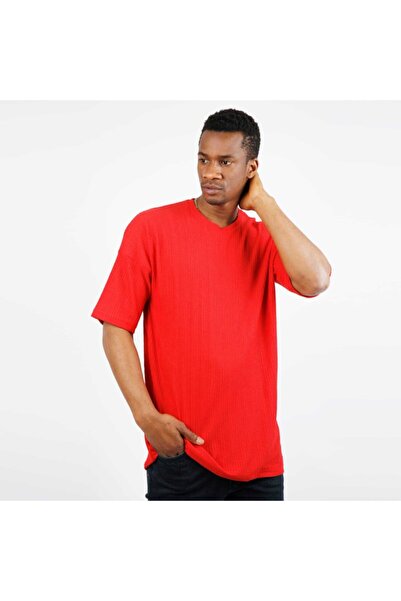 S&R FASHION Solid Color Oversize Short Sleeve T-Shirt