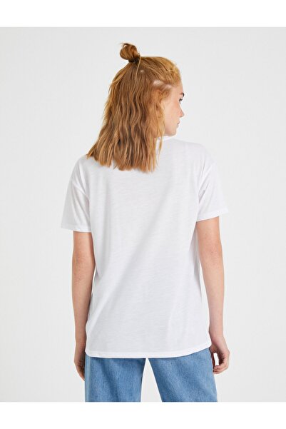 Koton Γυναικείο εκρού T-shirt