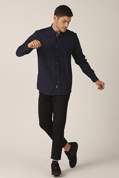 ALEXANDERGARDI Πουκάμισο με κανονική εφαρμογή με πτυσσόμενο μανίκι (e21-32506)