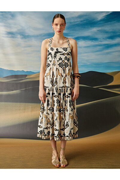 Koton Rochie cu modele cu detaliu cu fantă