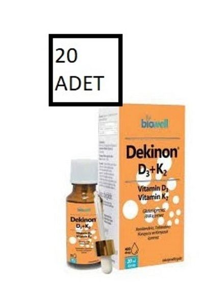 Biowell Dekinon Vitamin D3 K2 Drops 20 ml 20 Pieces