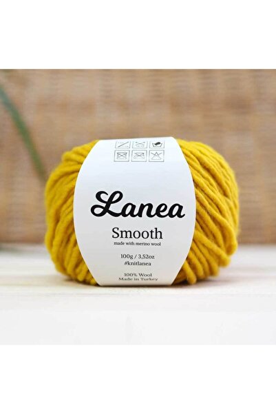 Lanea Smooth Merino Yün Ip / 40 Sarı Kırçıllı
