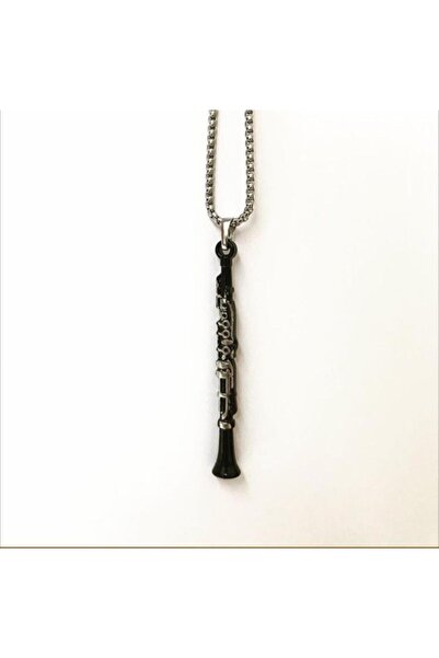 Herşey Nota Klarnet Kolye Paslanmaz Çelik