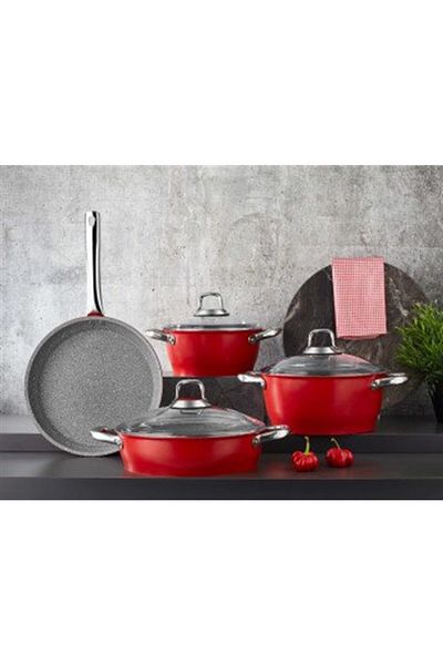 Amboss Star Granite 7 Piece Cookware Set 5mm Sgr-6817