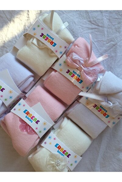 Erbebe Cotton Pantyhose with Baby Accessories Set of 6 Age 0