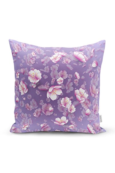 Realhomes Özel Tasarım Gül Tasarımlı Dijital Baskılı Modern Yastık Kırlent Kı...