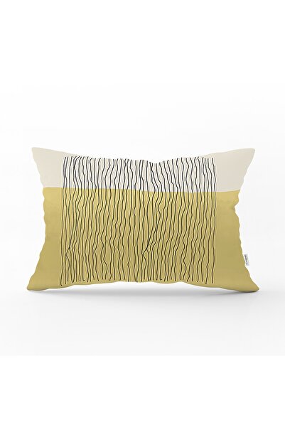Realhomes Digital Printed Modern Rectangular Throw Pillow Cover with Abstract...