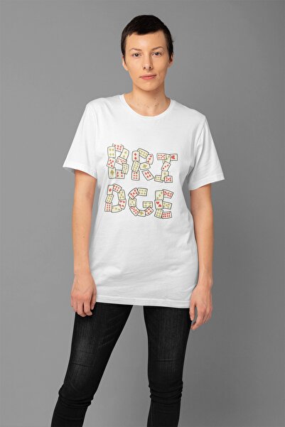 ErTaPassage Carte albă cu imprimeu Femei tricou - T1735152