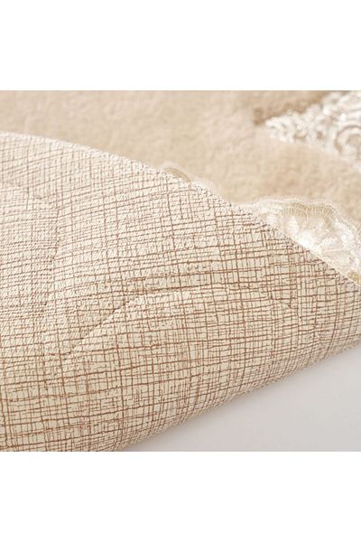 Alanur Home Zara Oval 2-Piece Bathroom Set (65 X 115 - 55 X 65 ) Cappuccino