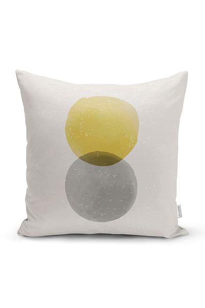Realhomes Sun & Moon Artistic Illustrated Digital Printed Διακοσμητικό Μαξιλαροθήκη Ριχτάρι