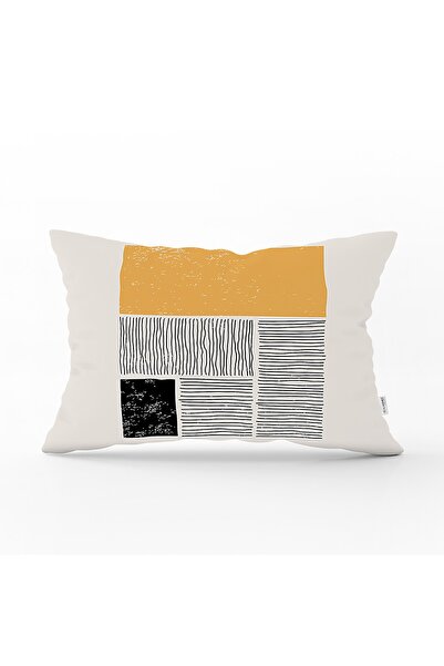 Realhomes Digital Printed Decorative Rectangular Throw Pillow Cover with Abst...