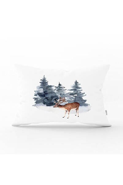 Realhomes Husă de pernă dreptunghiulară modernă, imprimată digitală, cu desen...