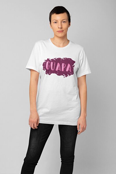 ErTaPassage White Guapa cu imprimeu Femei tricou - T1189498