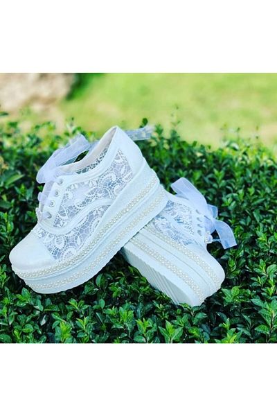 Ayakkabı Tutkusu Stilo ® Bridal Shoes Wedge Heel Very Comfortable Fit