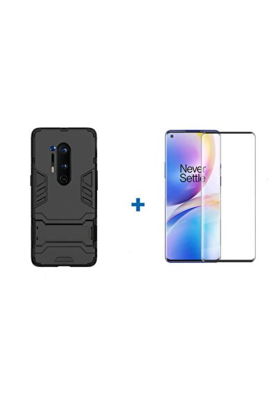 Microcase Oneplus 8 Pro Alfa Serisi Armor Standlı Perfect Koruma Kılıf + 3d T...