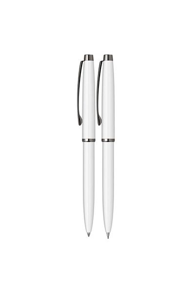 Scrikss 108m Prestige Ballpoint Versatil Pen Set White Crystal Box