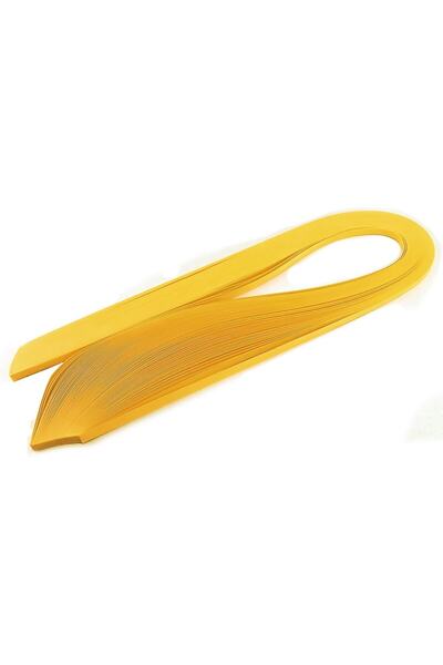 quilling Koyu Sarı Renk 5mm X 50cm Kağıdı 100'lü