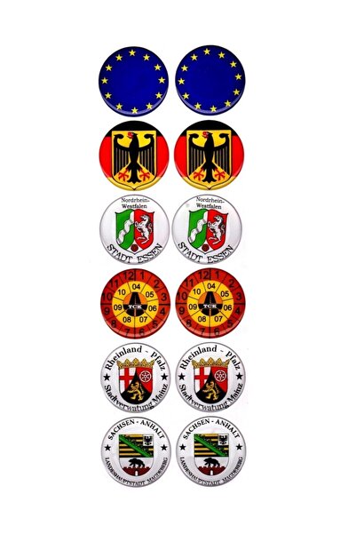 BsElektronik Plaka Damla Sticker Etiket Pulu Suya Güneşe Dayanaklı Kaliteli Model 2