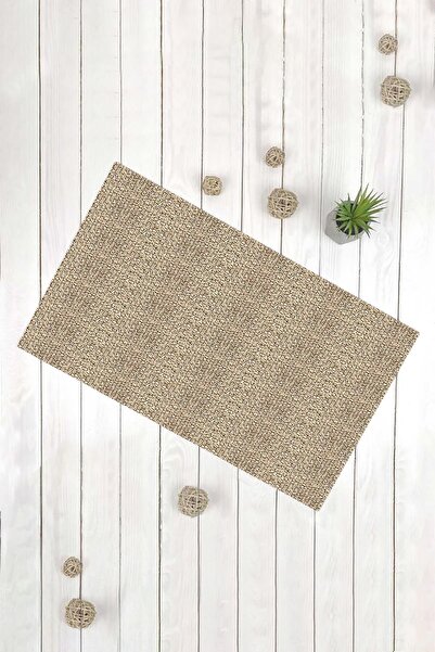 Evsebu Διακοσμητικό χαλάκι πολλαπλών χρήσεων με ψάθινο σχέδιο καφέ για την πόρτα