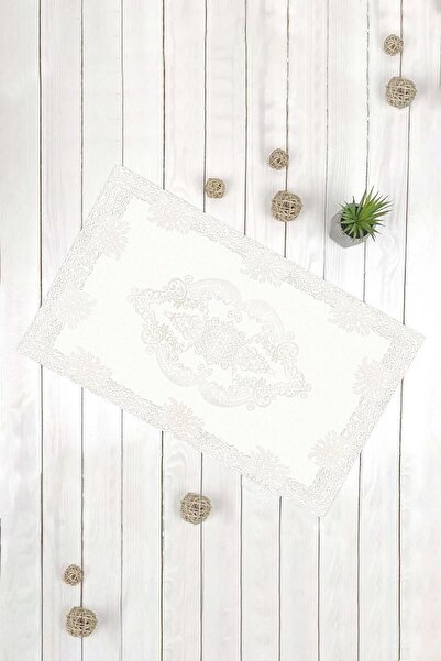 Evsebu Covoraș decorativ multifuncțional crem cu model de covor