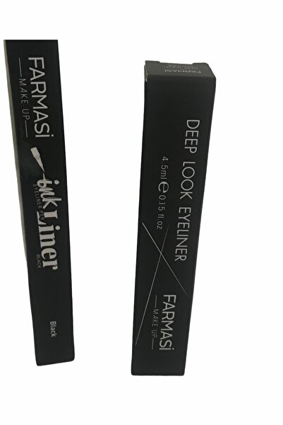 Farmasi Inklıner Siyah-Deeplook Ince Uçlu Eyeliner Makyaj Seti