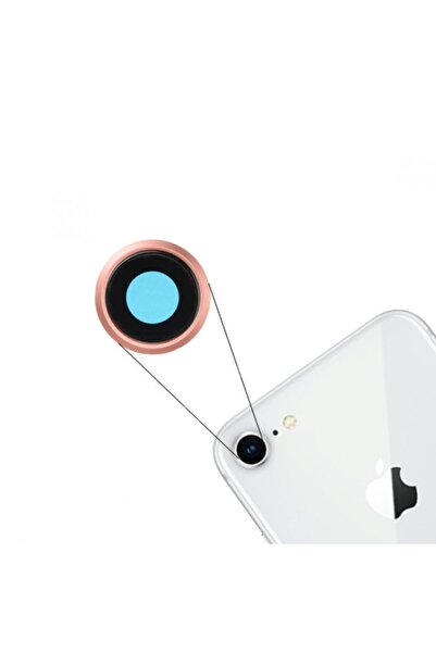 Nettech Teknonet Apple Iphone Se 2020 Uyumlu Çerçeveli Kamera Camı - Gold